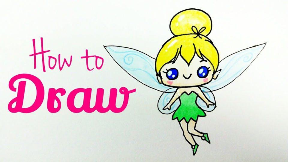 25 Easy Tinkerbell Drawing Ideas - How to Draw Tinkerbell