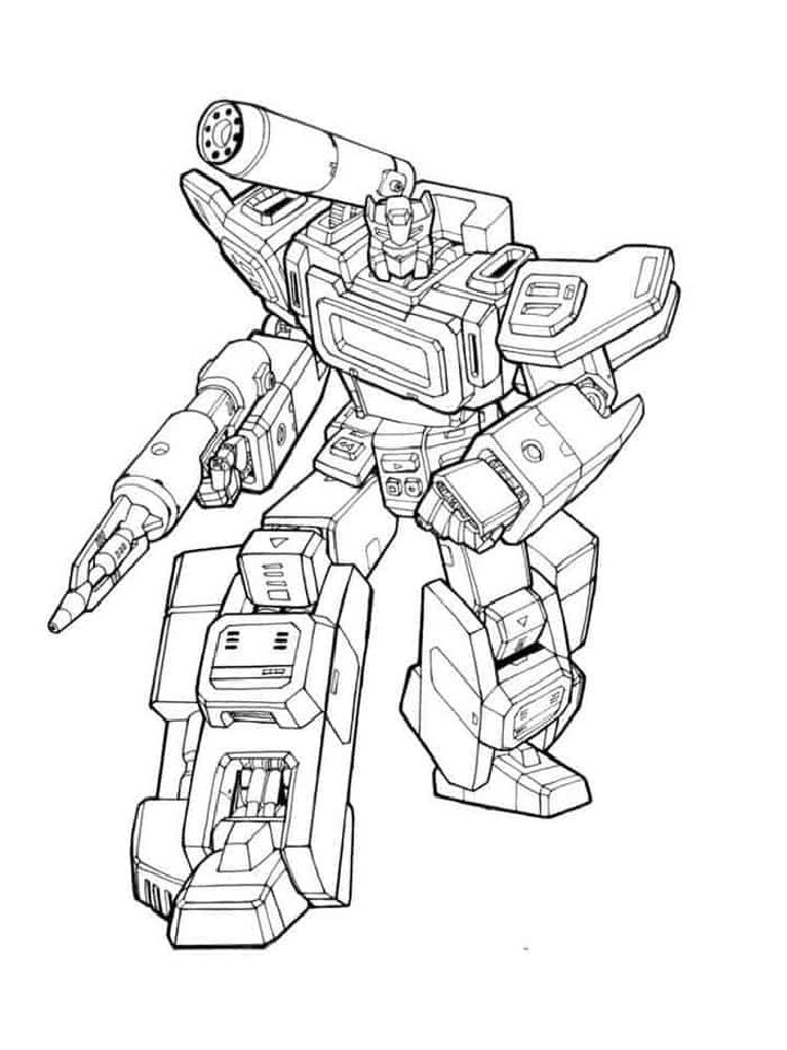 25 Free Transformers Coloring Pages for Kids and Adults