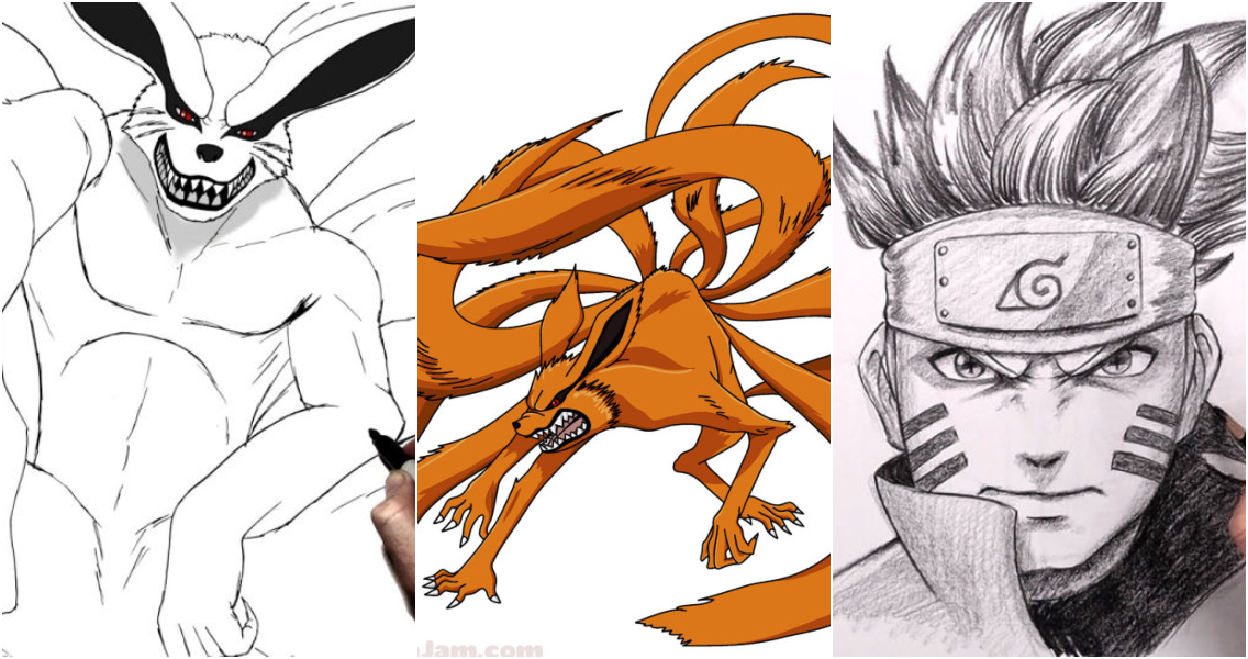 25 Easy Kurama Drawing Ideas How to Draw Kurama