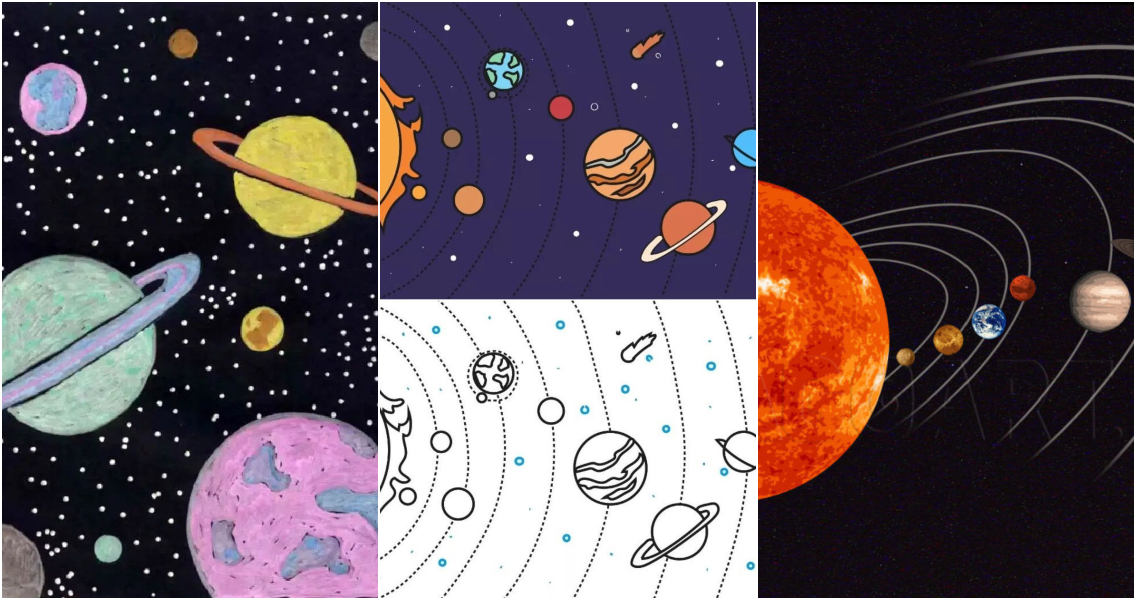 Learn How to Draw the Planets in our Solar System  Cool Kids Crafts
