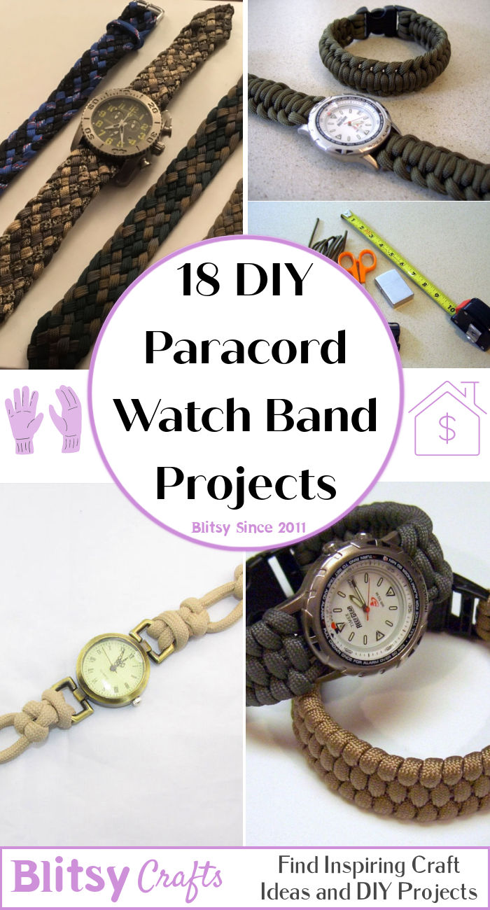 18 Diy Paracord Watch Band Projects To Make - Blitsy