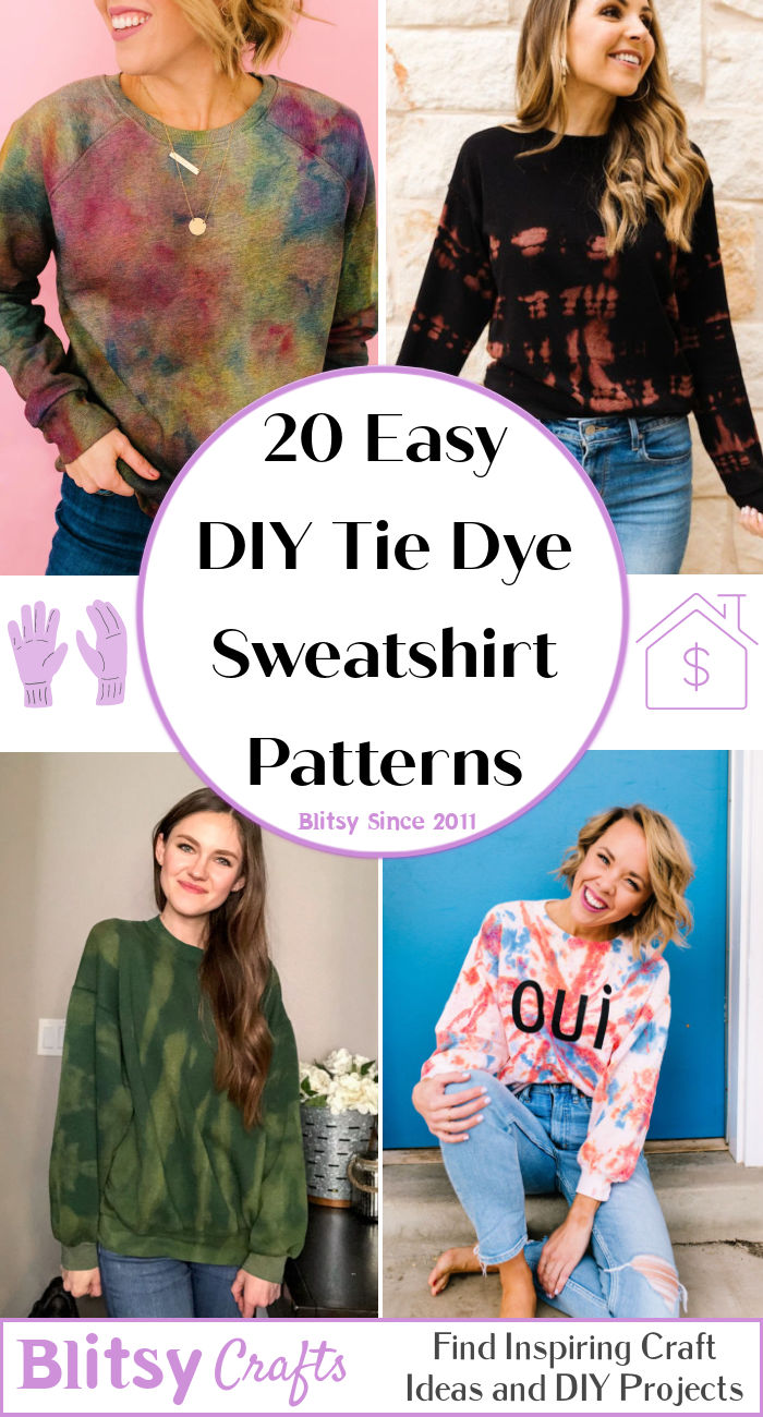 20 Tie Dye Sweatshirt Patterns (Learn How to) - Blitsy