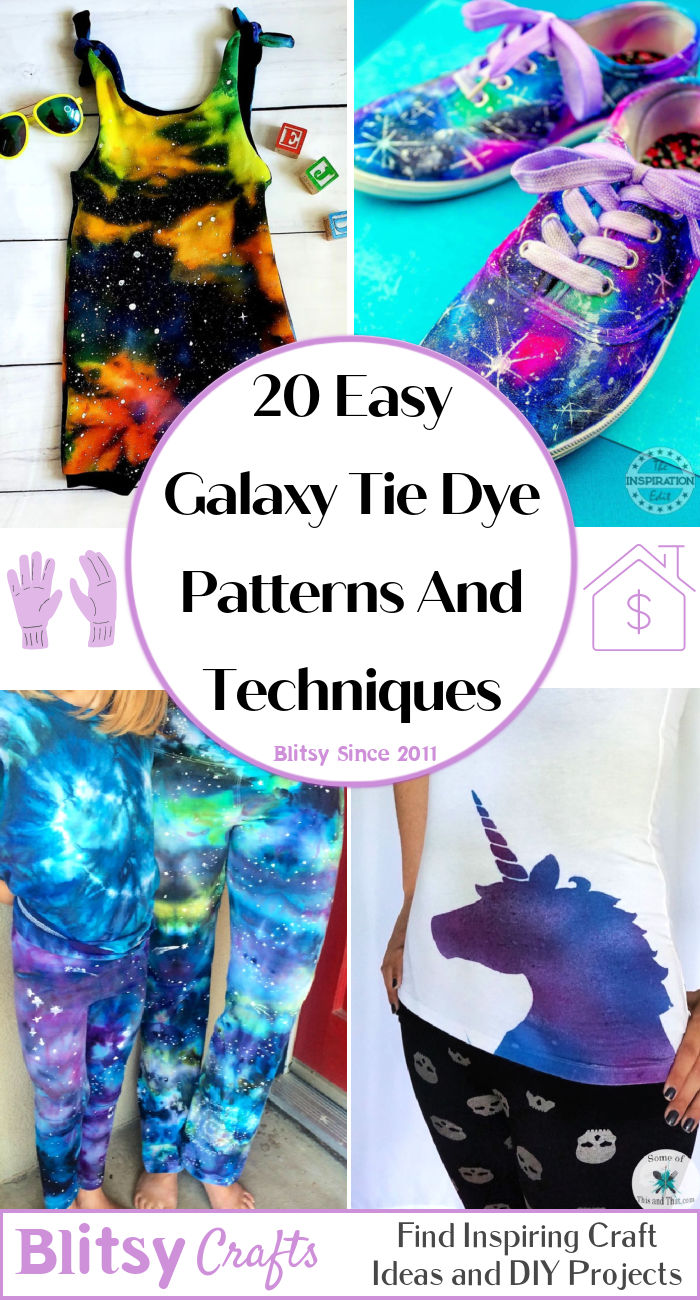 20 Unique Galaxy Tie Dye Patterns and Techniques - Blitsy