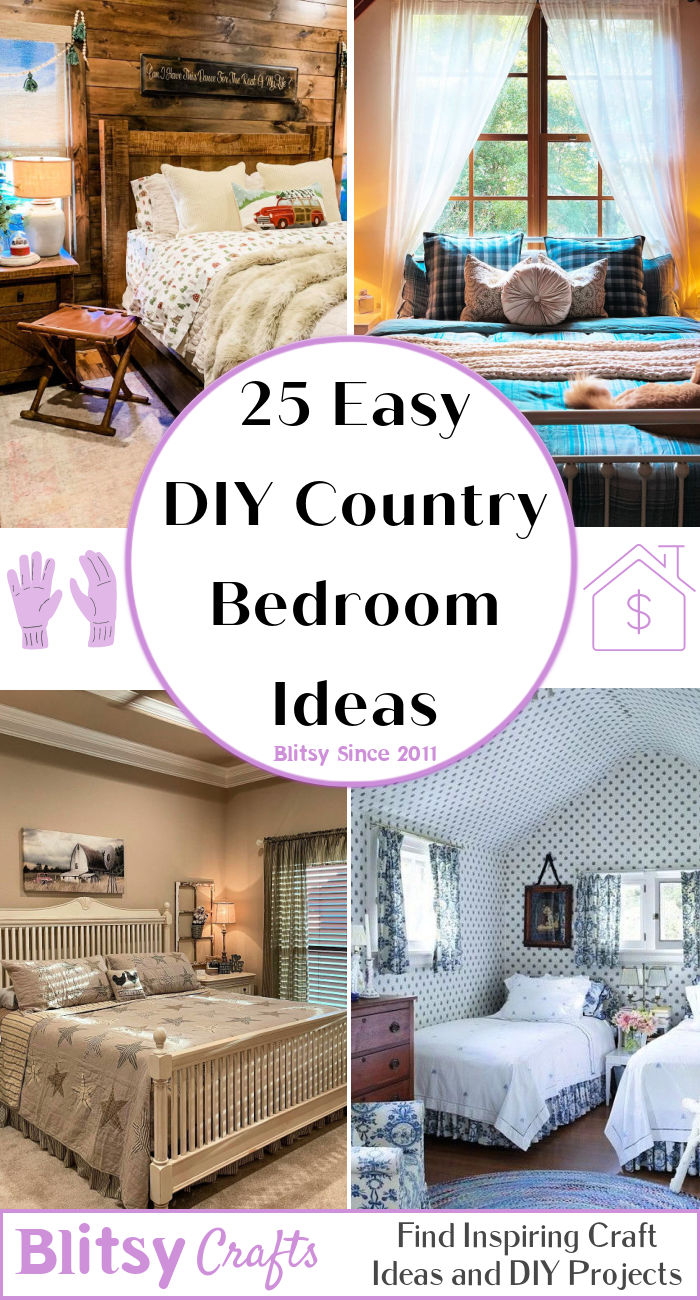 25 Best Country Bedroom Ideas That Are Timeless - Blitsy