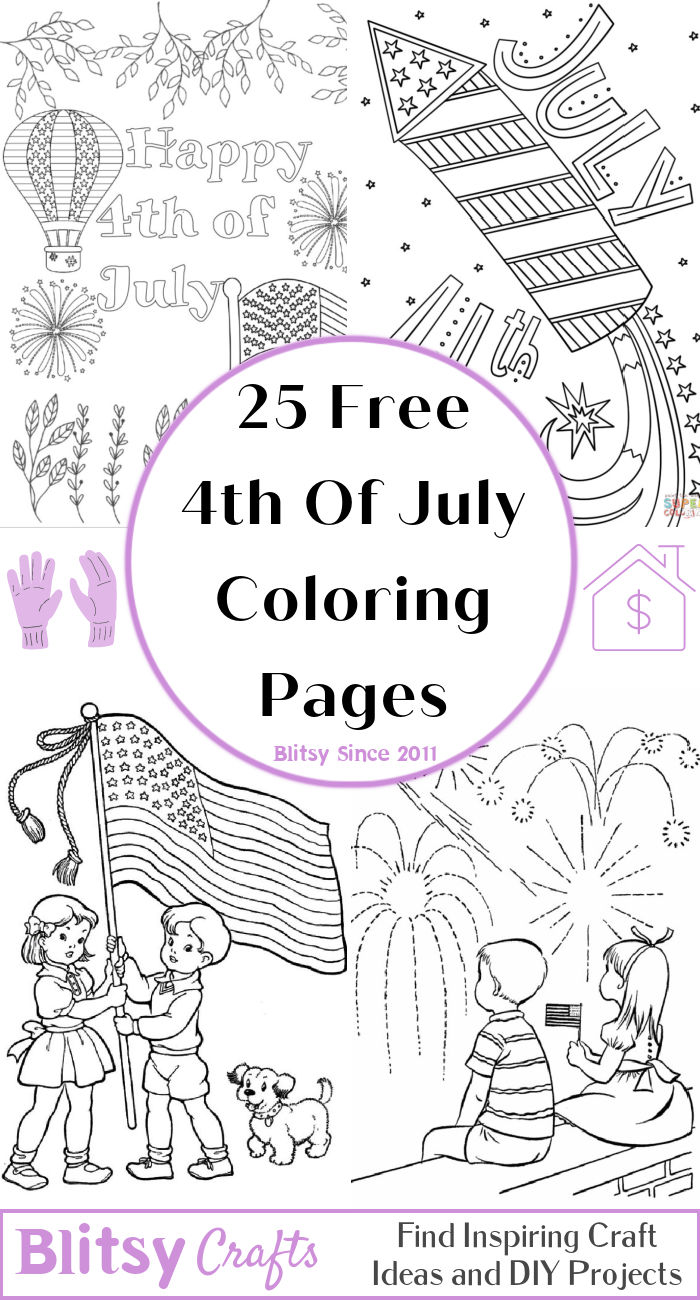 25 Free 4th of July Coloring Pages - 25 Free 4th Of July Coloring Pages 