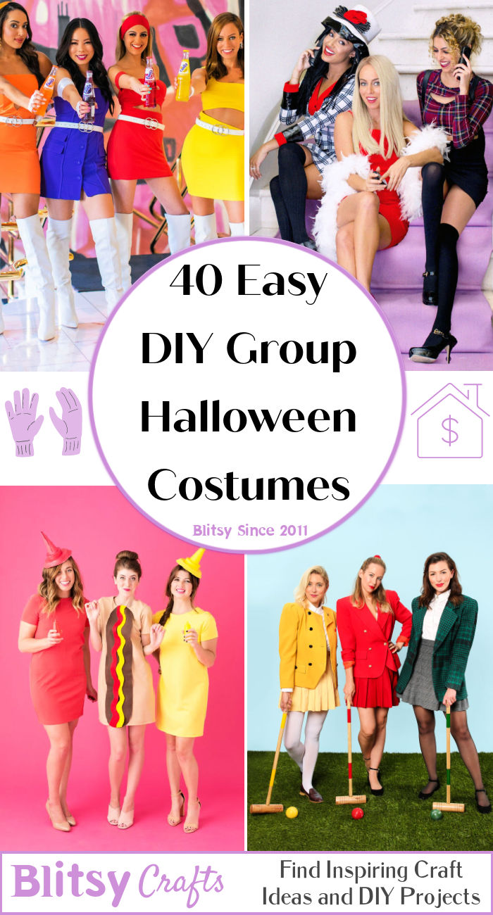 40 DIY Group Halloween Costumes 2024: Group Costume Ideas