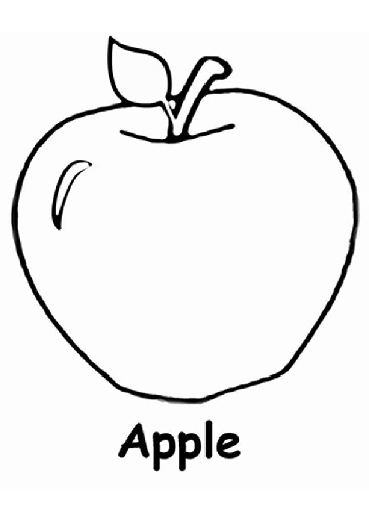 20 Free Apple Coloring Pages for Kids and Adults