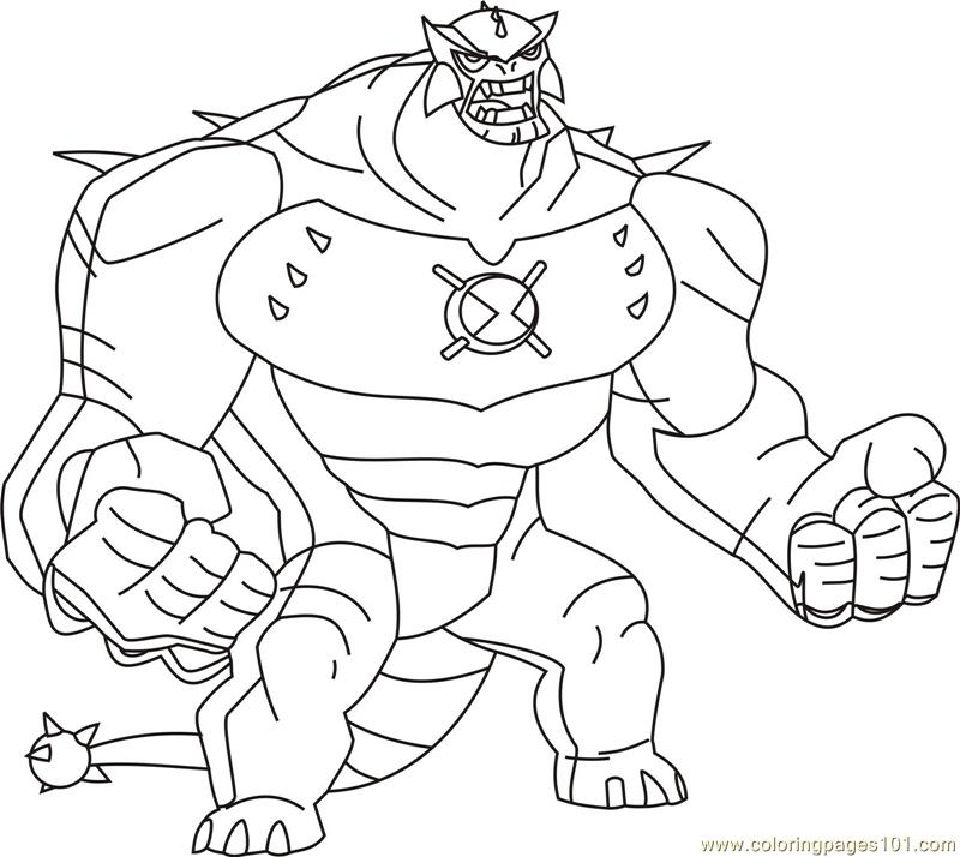 25 Free Ben 10 Coloring Pages for Kids and Adults