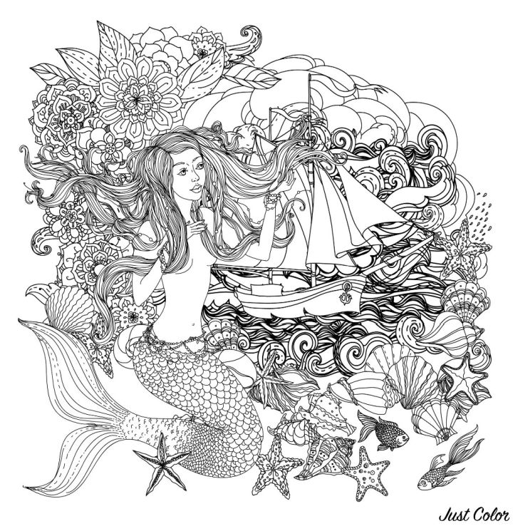 25 Free Boat Coloring Pages for Kids and Adults - Blitsy