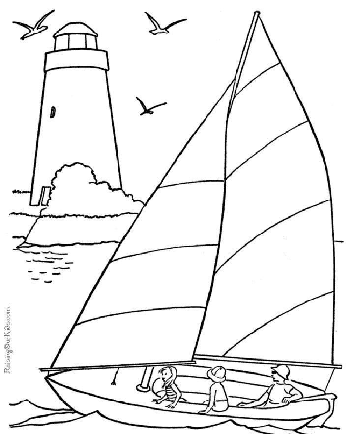 25 Free Boat Coloring Pages for Kids and Adults - Blitsy