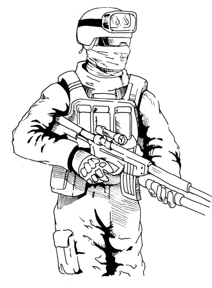 15 Free Call of Duty Coloring Pages for Kids and Adults