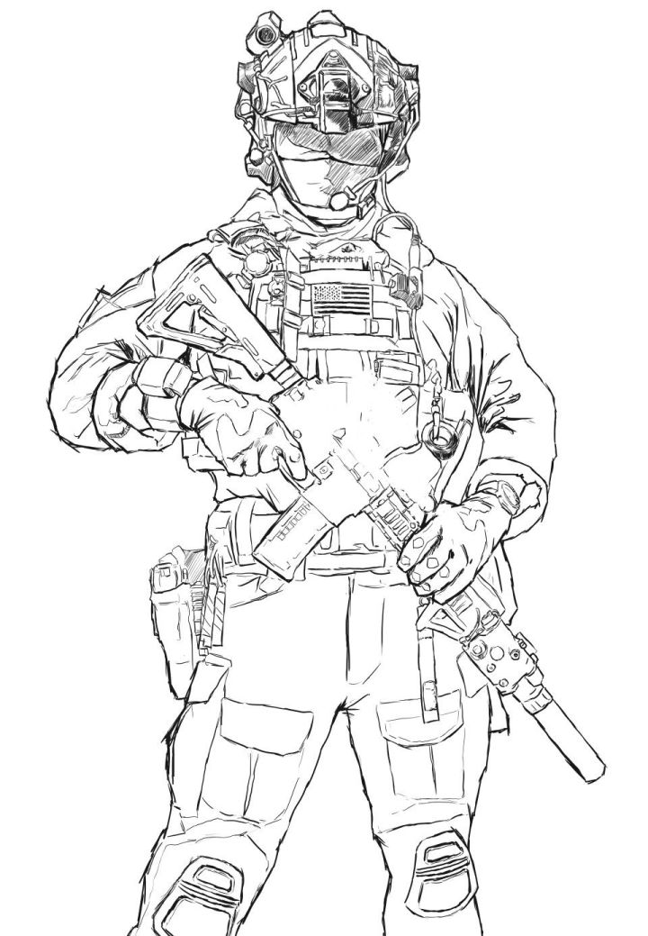 15 Free Call of Duty Coloring Pages for Kids and Adults