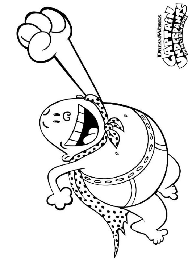 15 Free Captain Underpants Coloring Pages for Kids