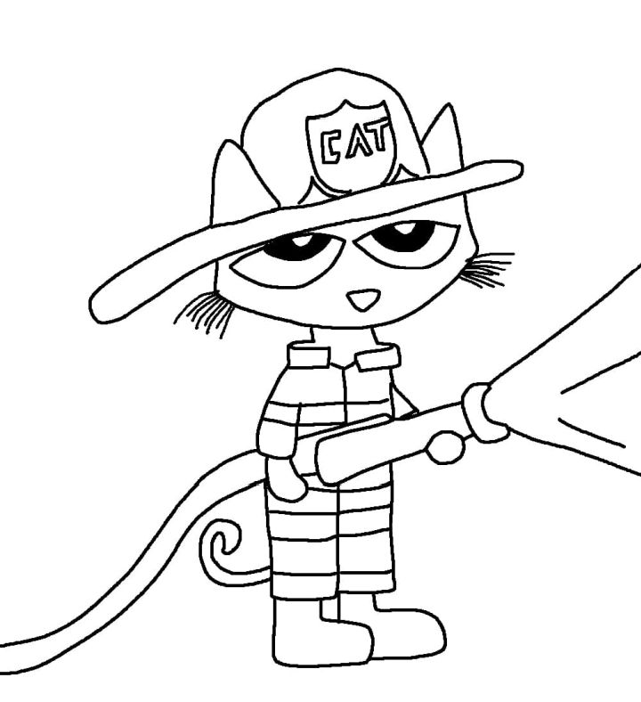 15 Free Pete the Cat Coloring Pages for Kids and Adults
