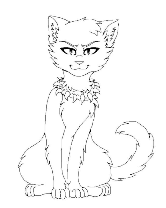 15 Free Warrior Cat Coloring Pages for Kids and Adults