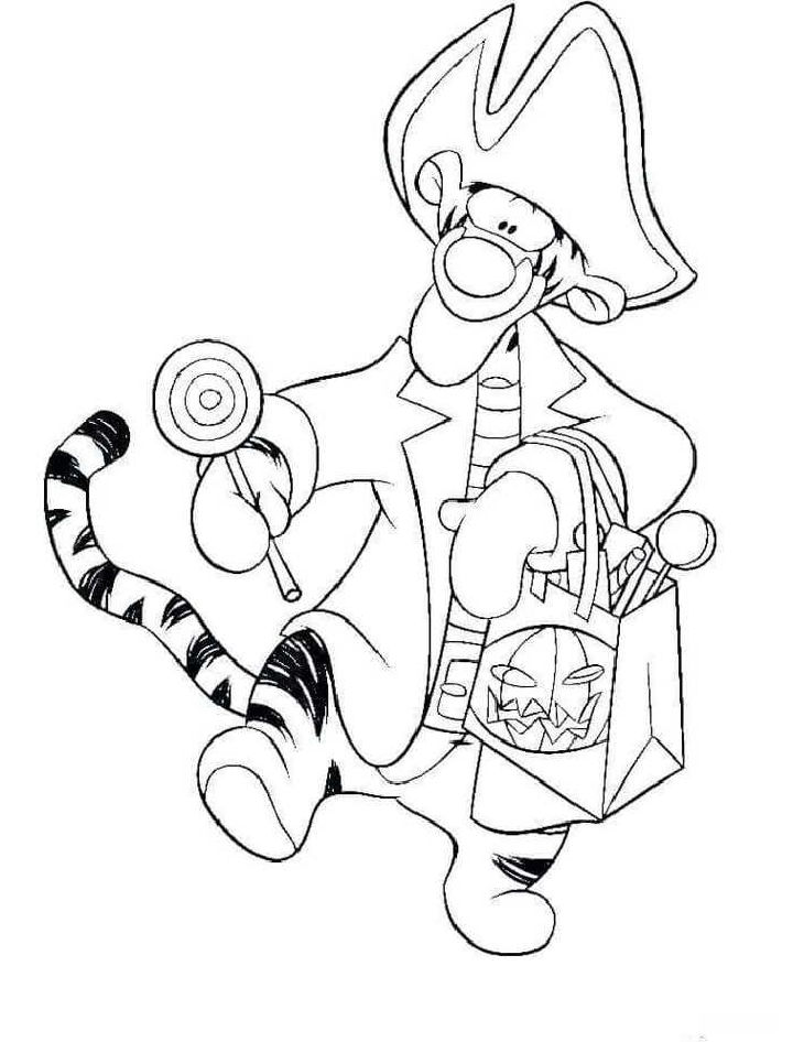 25 Free Disney Halloween Coloring Pages for Kids and Adults