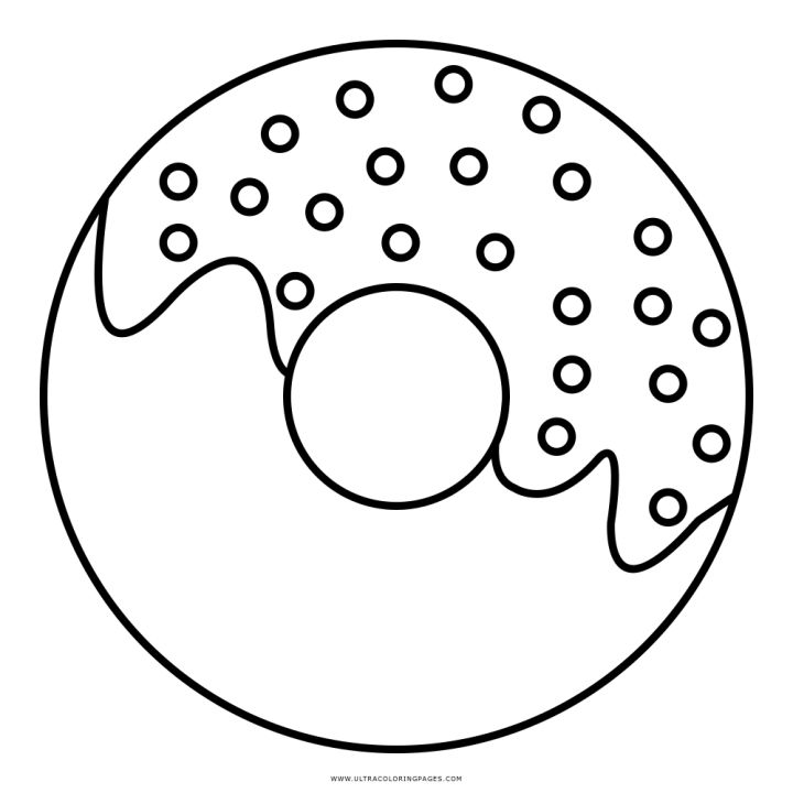 25 Free Donut Coloring Pages for Kids and Adults - Blitsy