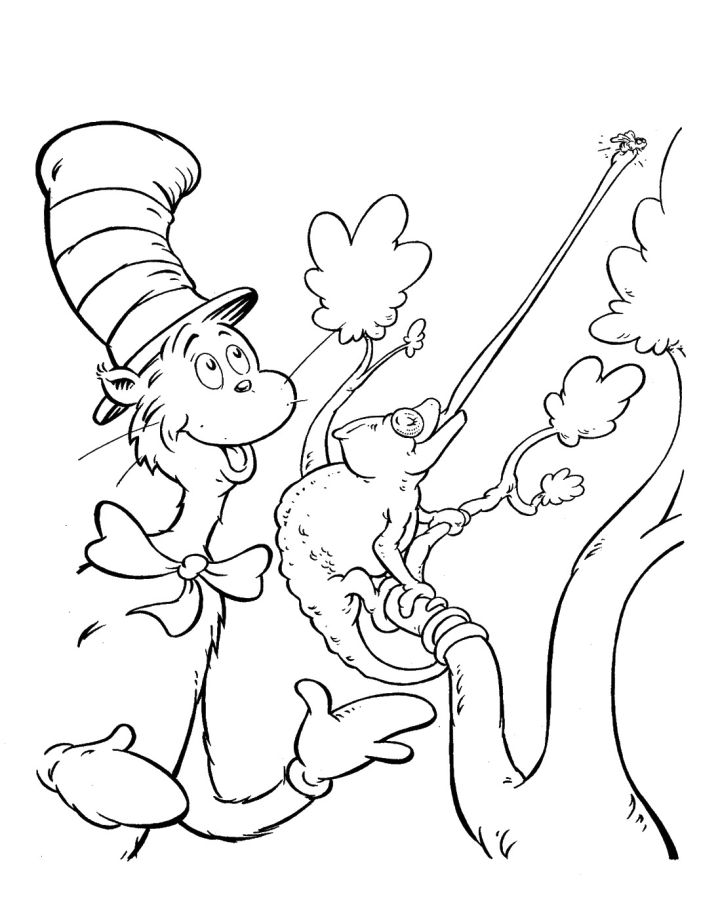 20 Free Dr. Seuss Coloring Pages for Kids and Adults