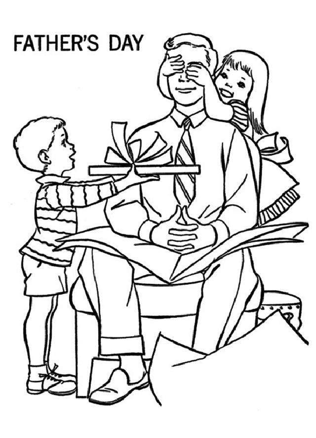 25 Free Father's Day Coloring Pages for Kids and Adults