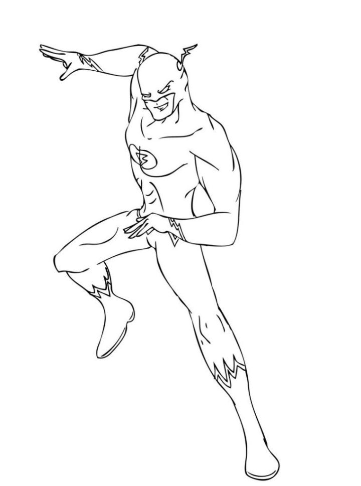 Flashpoint Coloring 20 Free Flash Coloring Pages for Kids and Adults