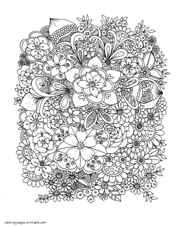 20 Free Garden Coloring Pages for Kids and Adults