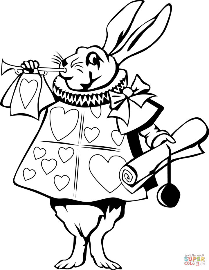 25 Free Alice in Wonderland Coloring Pages for Kids