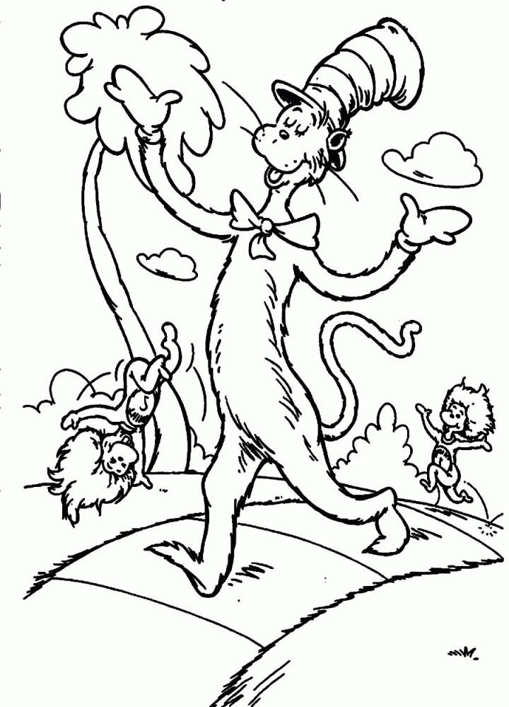 20 Free Dr. Seuss Coloring Pages for Kids and Adults