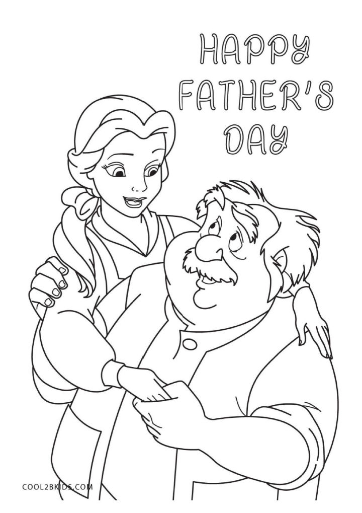 25 Free Father's Day Coloring Pages for Kids and Adults