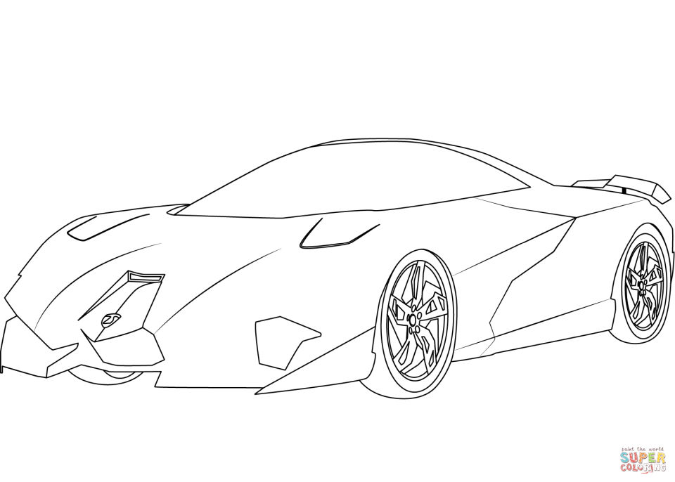 15 Free Sports Car Coloring Pages for Kids and Adults