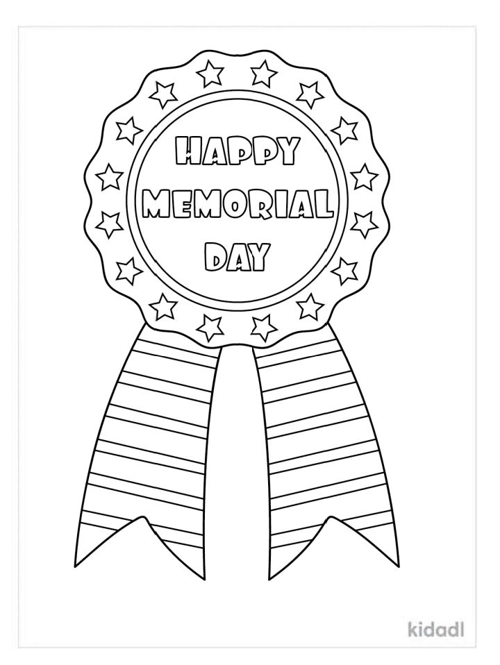 25 Free Memorial Day Coloring Pages for Kids and Adults