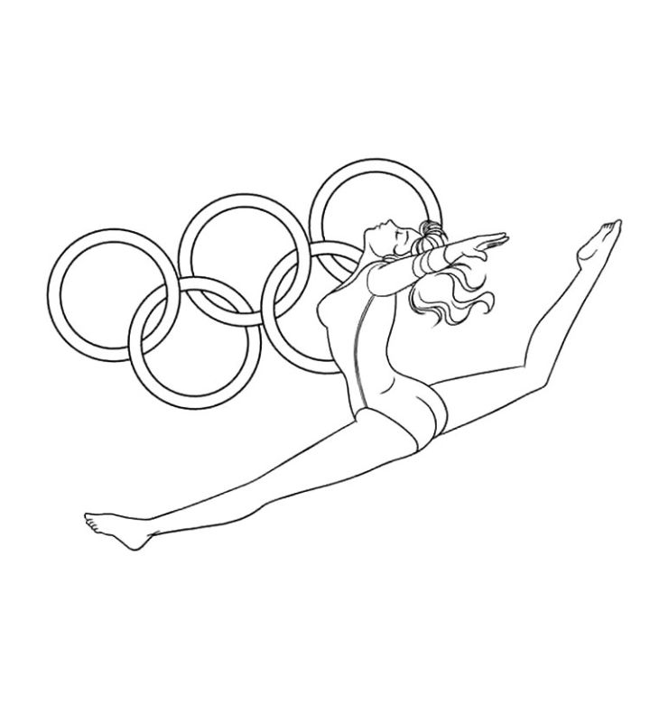 25 Free Olympic Coloring Pages for Kids and Adults