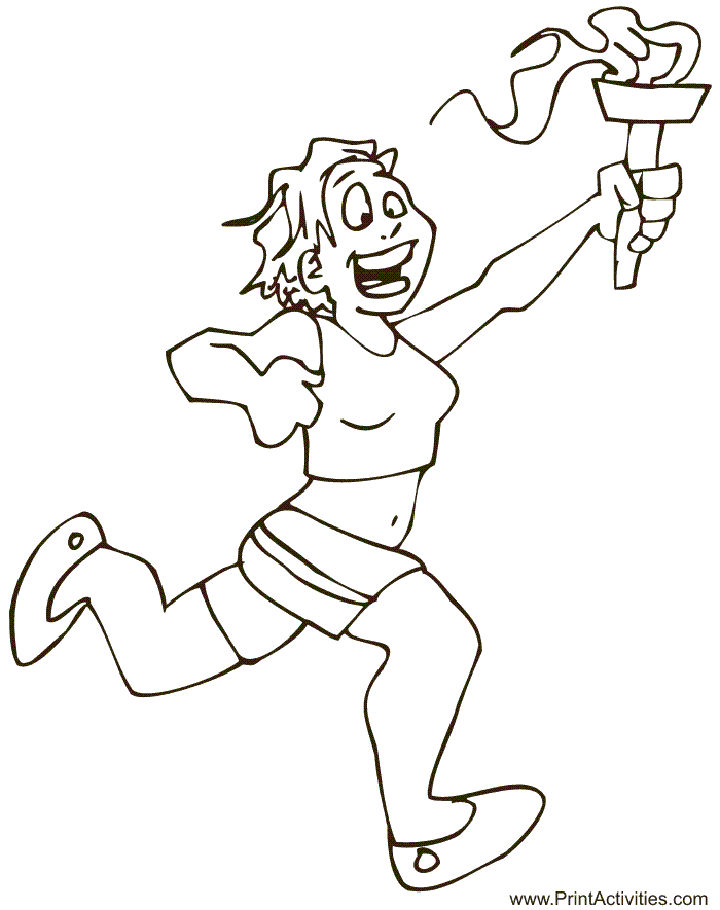 25 Free Olympic Coloring Pages for Kids and Adults