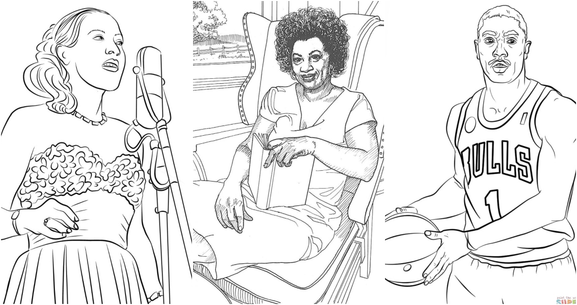 15 Black History Month Coloring - Free Printable Black History Month Pages 