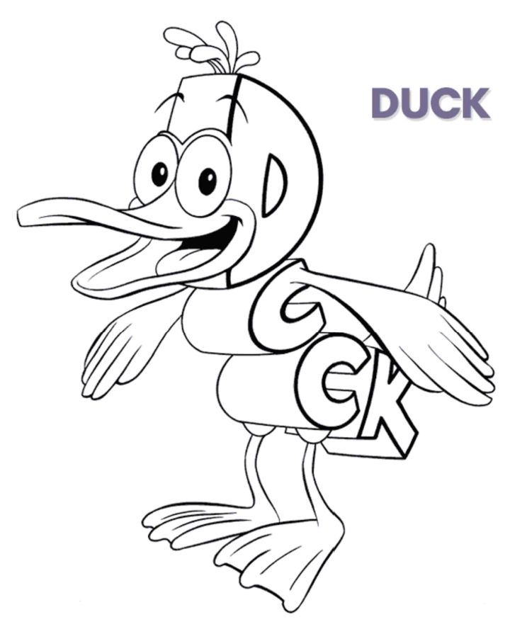 25 Free Duck Coloring Pages for Kids and Adults