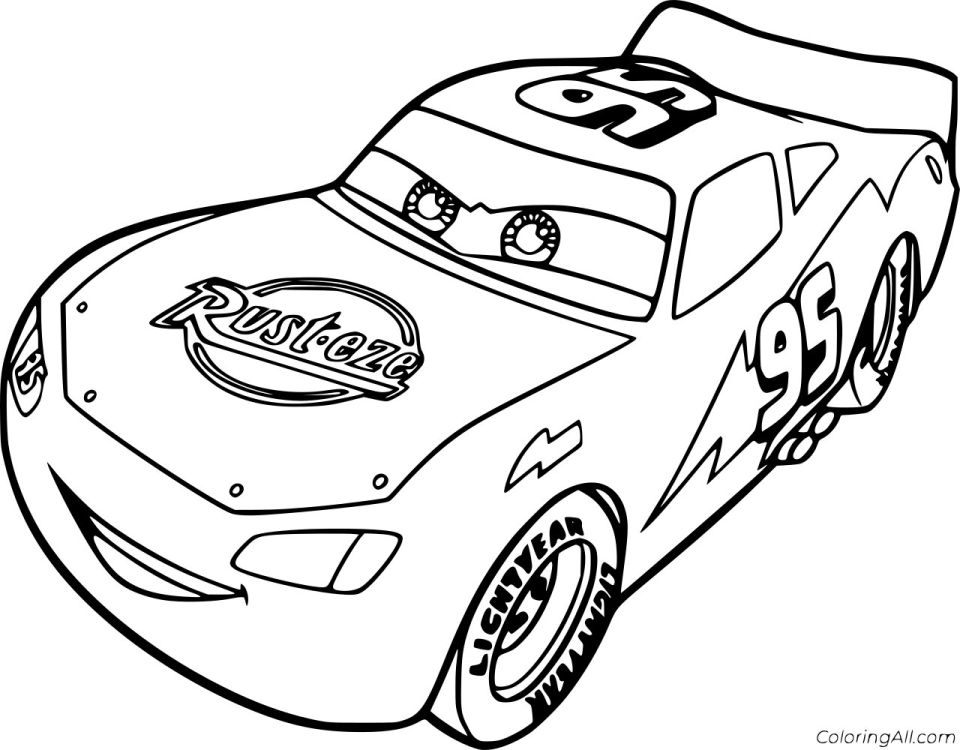 15 Free Lightning McQueen Coloring Pages for Kids and Adults