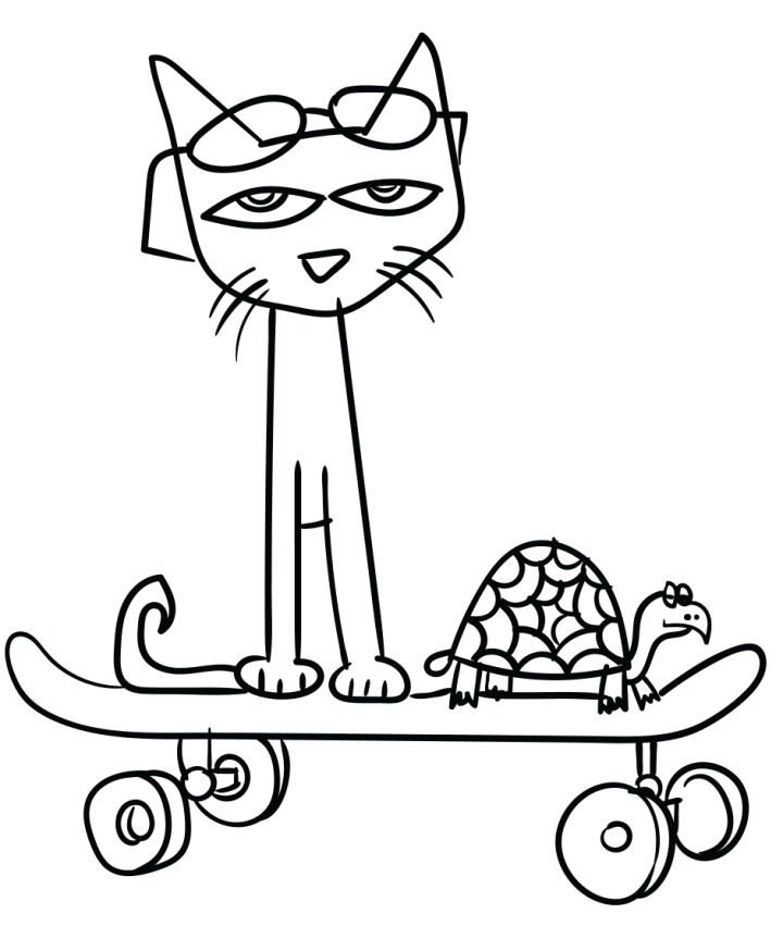 15 Free Pete the Cat Coloring Pages for Kids and Adults