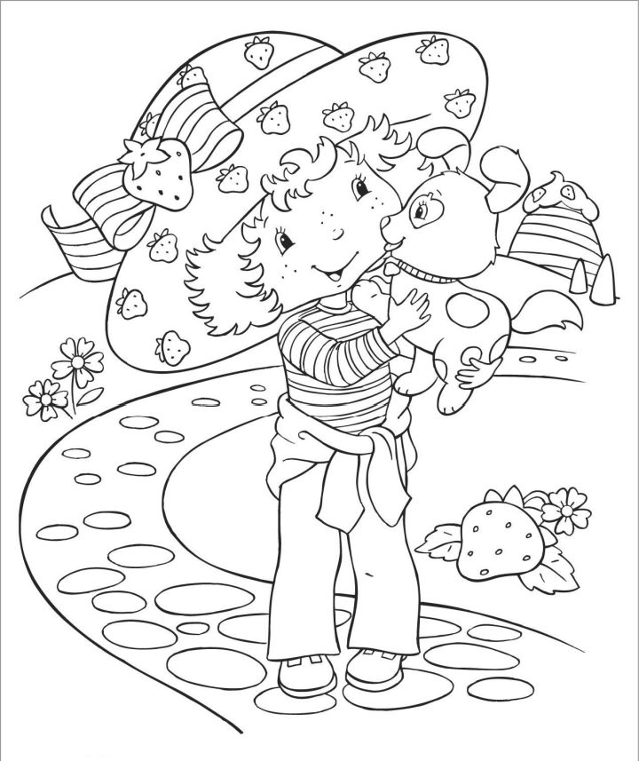 25 Free Strawberry Shortcake Coloring Pages for Kids and Adults