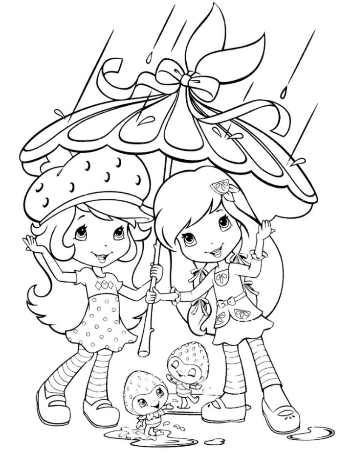 25 Free Strawberry Shortcake Coloring Pages for Kids and Adults