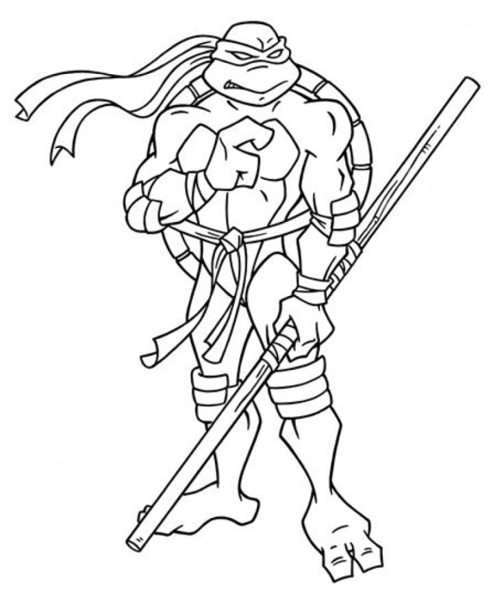 20 Free Ninja Turtle Coloring Pages for Kids and Adults