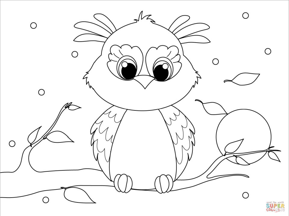 25 Free Owl Coloring Pages for Kids and Adults