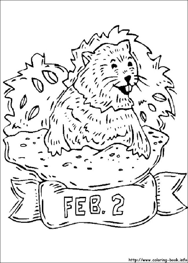 15 Free Groundhog Day Coloring Pages for Kids and Adults