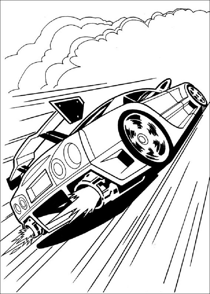 25 Free Hot Wheels Coloring Pages for Kids and Adults