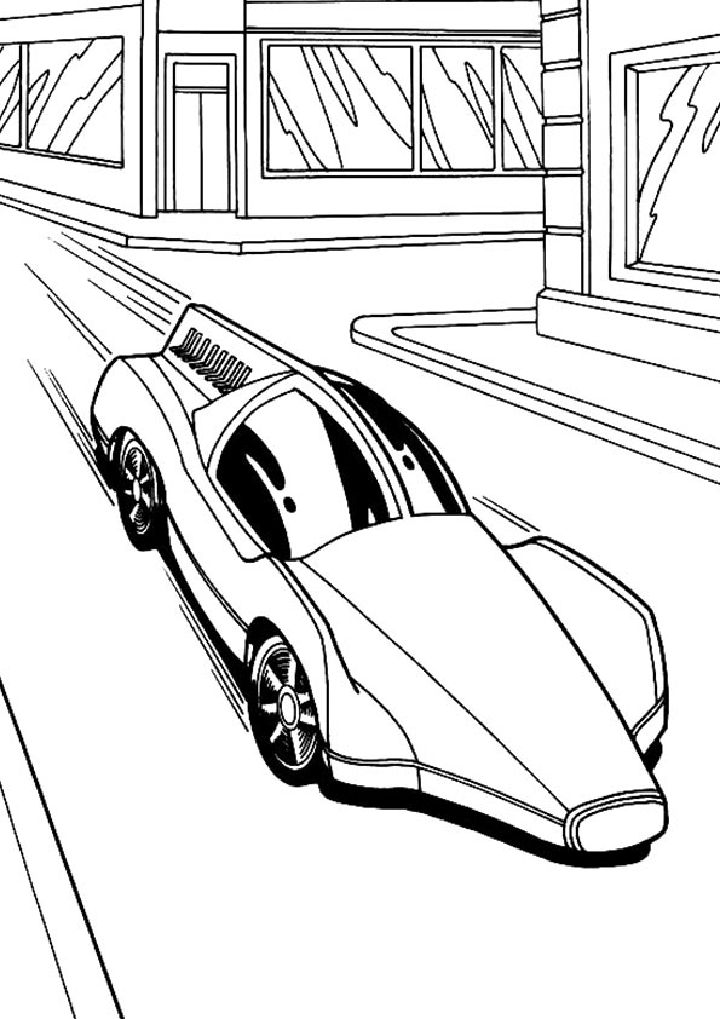 25 Free Hot Wheels Coloring Pages for Kids and Adults