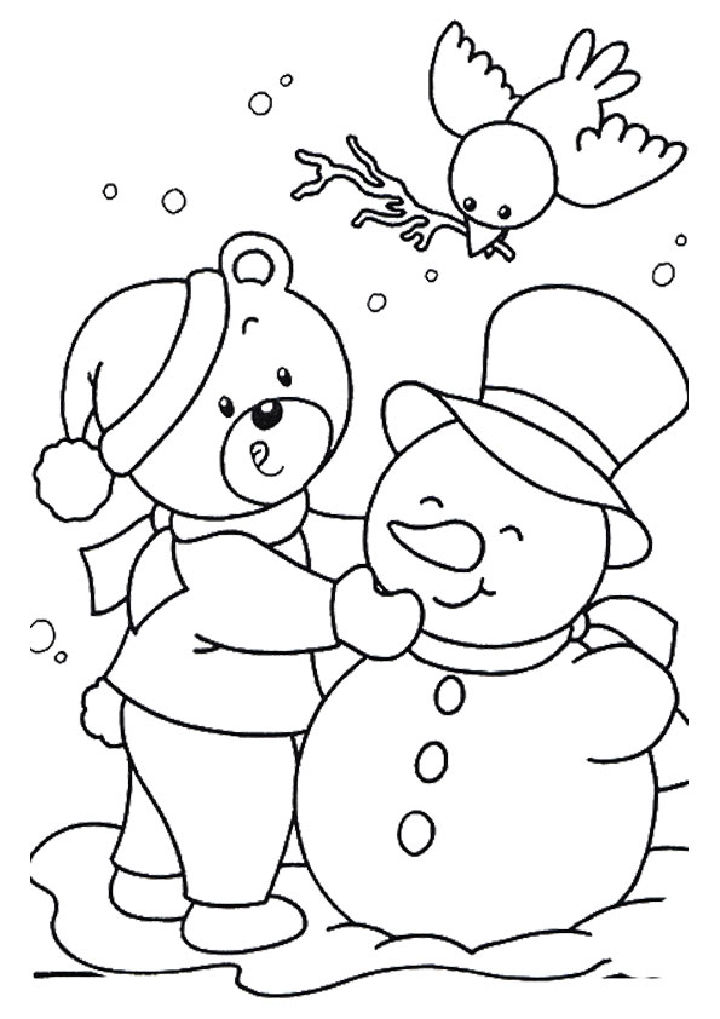 20 Free January Coloring Pages for Kids and Adults