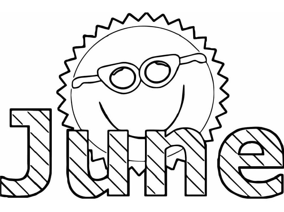 15 Free June Coloring Pages for Kids and Adults - Blitsy