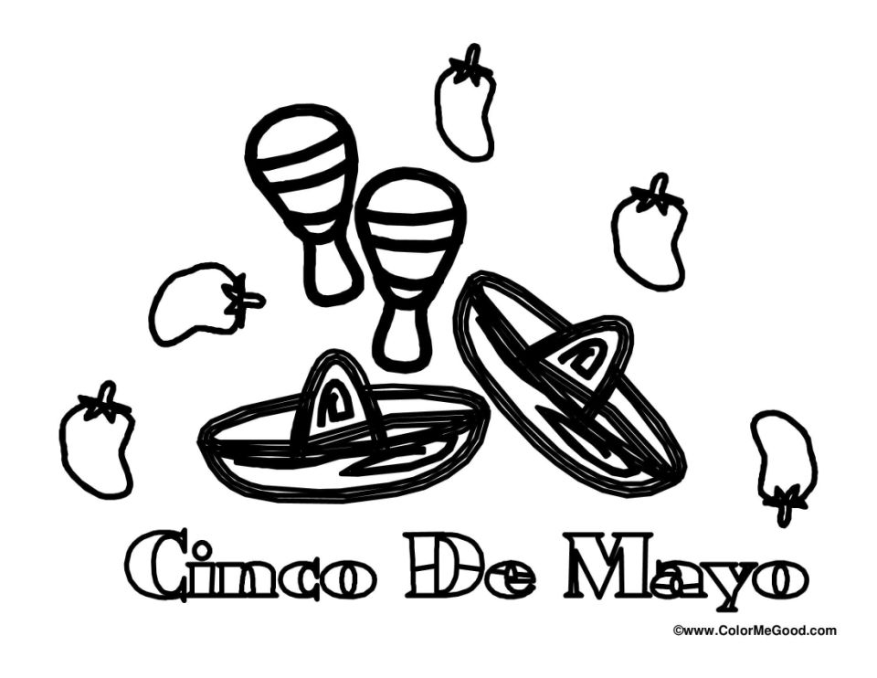 20 Free Cinco De Mayo Coloring Pages for Kids and Adults