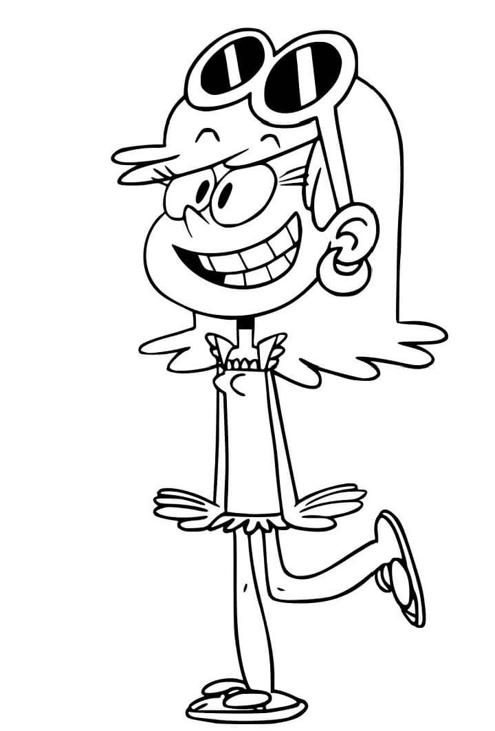 15 Free Loud House Coloring Pages for Kids and Adults