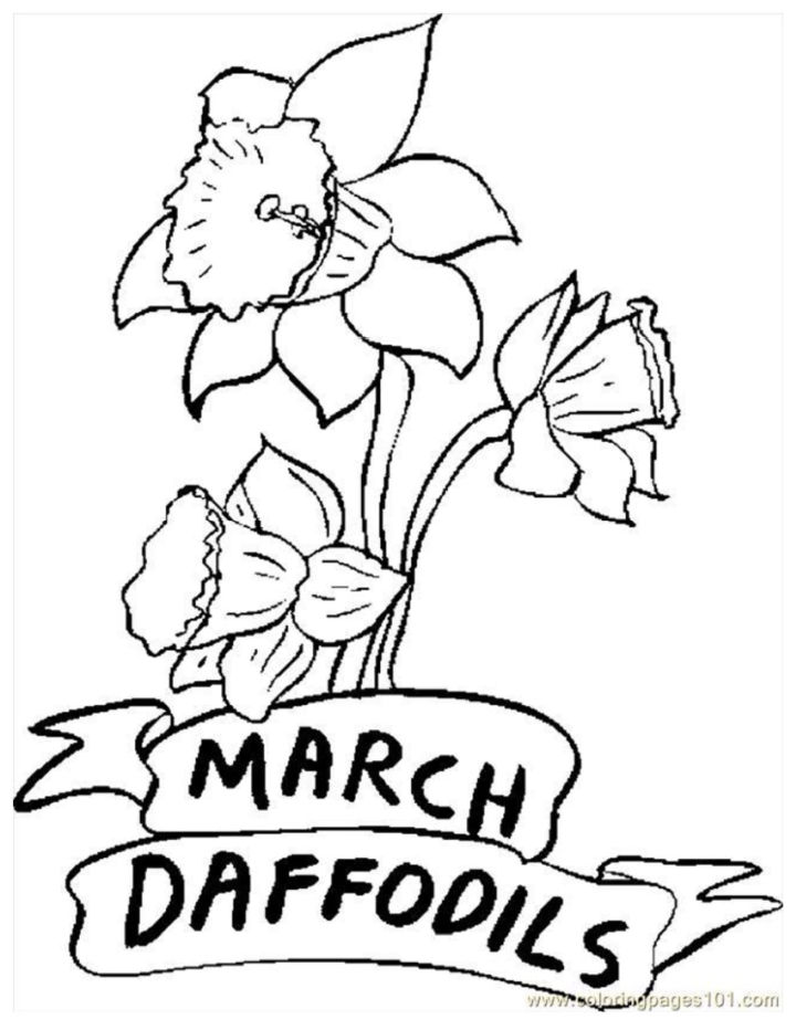 20 Free March Coloring Pages for Kids and Adults
