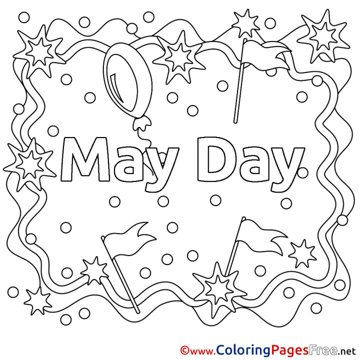 20 Free May Coloring Pages for Kids and Adults