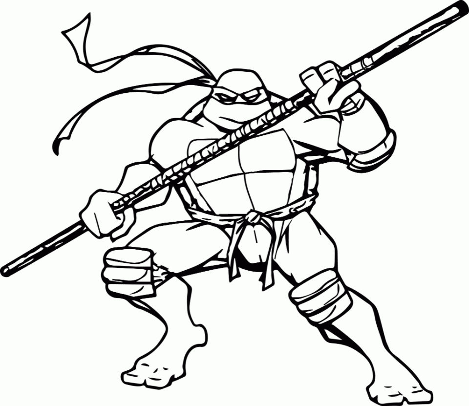 20 Free Ninja Turtle Coloring Pages for Kids and Adults